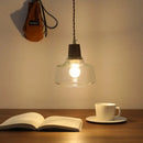 GobekUsa LED Pendant Lamps for Modern Home Decor - Walnut Glass Hanging Light Fixtures