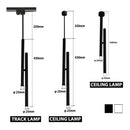 GobekUsa LED Pendant Light 10W Surface Mounted COB Adjustable Ceiling Lamp for Living Room