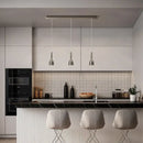 GobekUsa LED Pendant Light 7W CRI 97 Nordic Brushed Nickel Hanging Spotlight