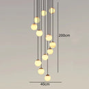 GobekUsa LED Pendant Light Chandeliers for Living Room Staircase Indoor Lighting