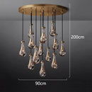GobekUsa LED Pendant Light Chandeliers for Living Room Staircase Indoor Lighting