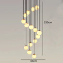 GobekUsa LED Pendant Light Chandeliers for Living Room Staircase Indoor Lighting