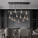 GobekUsa LED Pendant Light Chandeliers for Living Room Staircase Indoor Lighting