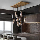 GobekUsa LED Pendant Light Chandeliers for Living Room Staircase Indoor Lighting