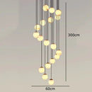 GobekUsa LED Pendant Light Chandeliers for Living Room Staircase Indoor Lighting