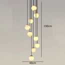 GobekUsa LED Pendant Light Chandeliers for Living Room Staircase Indoor Lighting