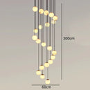 GobekUsa LED Pendant Light Chandeliers for Living Room Staircase Indoor Lighting