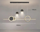 GobekUsa LED Pendant Light Chandeliers for Modern Home Decor and Indoor Lighting
