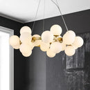 GobekUsa LED Pendant Light Chandeliers for Modern Home Decor Living Room Dining Room Lighting