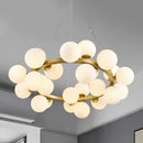 GobekUsa LED Pendant Light Chandeliers for Modern Home Decor Living Room Dining Room Lighting