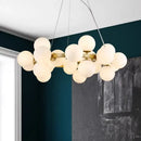 GobekUsa LED Pendant Light Chandeliers for Modern Home Decor Living Room Dining Room Lighting