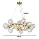 GobekUsa LED Pendant Light Chandeliers for Modern Home Decor Living Room Dining Room Lighting