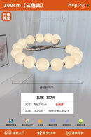 GobekUsa LED Pendant Light Chandeliers Modern Home Decor Lamps for Living and Dining Room