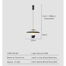 GobekUsa LED Pendant Light: Colourful Chandelier for Kitchen, Dining Room, Bedroom.