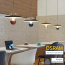 GobekUsa LED Pendant Light: Colourful Chandelier for Kitchen, Dining Room, Bedroom.