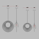 GobekUsa LED Pendant Light: Designer Forestier Oyster Lamp for Loft Bedroom Decor