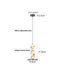 GobekUsa LED Pendant Light Fixture Modern Luxury Stone Hanging Lamp