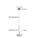GobekUsa LED Pendant Light Fixture Modern Luxury Stone Hanging Lamp