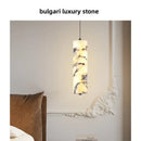 GobekUsa LED Pendant Light Fixture Modern Luxury Stone Hanging Lamp