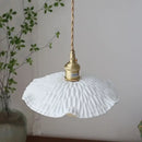 GobekUsa LED Pendant Light Fixture Walnut Wood Ceramic Knob Switch Hanging Lamp