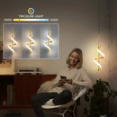 GobekUsa LED Pendant Light for Bedroom Dining Room Bedside Decorative Hanging Lamp