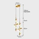 GobekUsa LED Pendant Light for Bedroom Dining Room Bedside Decorative Hanging Lamp