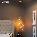 GobekUsa LED Pendant Light for Bedroom Dining Room Bedside Decorative Hanging Lamp