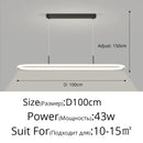 GobekUsa LED Pendant Light for Dining Table Kitchen Home Decoration Indo Lighting Lustre White Black Fixture Hanging Lamp
