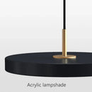 GobekUsa LED Pendant Light: Iron, Black, White, Blue, Dining, Bedroom, Living, Study, Indoor.