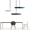 GobekUsa LED Pendant Light: Iron, Black, White, Blue, Dining, Bedroom, Living, Study, Indoor.