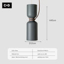GobekUsa LED Pendant Light: Minimalist Iron Fixture for Bedroom, Living Room, Restaurants & Bars