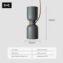 GobekUsa LED Pendant Light: Minimalist Iron Fixture for Bedroom, Living Room, Restaurants & Bars