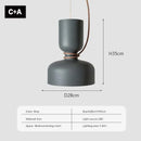 GobekUsa LED Pendant Light: Minimalist Iron Fixture for Bedroom, Living Room, Restaurants & Bars