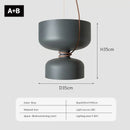 GobekUsa LED Pendant Light: Minimalist Iron Fixture for Bedroom, Living Room, Restaurants & Bars
