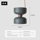 GobekUsa LED Pendant Light: Minimalist Iron Fixture for Bedroom, Living Room, Restaurants & Bars