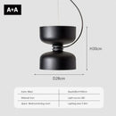 GobekUsa LED Pendant Light: Minimalist Iron Fixture for Bedroom, Living Room, Restaurants & Bars
