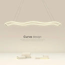 GobekUsa LED Pendant Light: Modern Aluminum Line Shapes Chandelier
