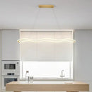 GobekUsa LED Pendant Light: Modern Aluminum Line Shapes Chandelier