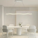 GobekUsa LED Pendant Light: Modern Aluminum Line Shapes Chandelier