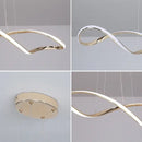 GobekUsa LED Pendant Light: Modern Hanging Lamp for Living Dining Room Kitchen Bar Loft