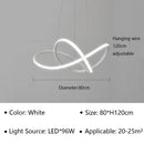 GobekUsa LED Pendant Light Modern Luster for Living Dining Hall Bedroom Hotel Decor