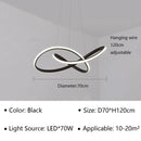 GobekUsa LED Pendant Light Modern Luster for Living Dining Hall Bedroom Hotel Decor
