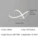 GobekUsa LED Pendant Light Modern Luster for Living Dining Hall Bedroom Hotel Decor