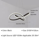 GobekUsa LED Pendant Light Modern Luster for Living Dining Hall Bedroom Hotel Decor
