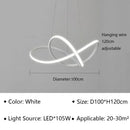 GobekUsa LED Pendant Light Modern Luster for Living Dining Hall Bedroom Hotel Decor