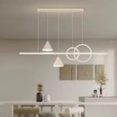 GobekUsa LED Pendant Light: Modern Minimalist Chandelier for Dining Room, Living Room, Kitchen, Bedroom