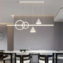 GobekUsa LED Pendant Light: Modern Minimalist Chandelier for Dining Room, Living Room, Kitchen, Bedroom