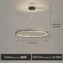 GobekUsa LED Pendant Light: Modern Minimalist Chandelier for Living, Dining, Kitchen, Bedroom, Office