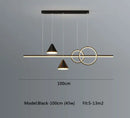 GobekUsa LED Pendant Light: Modern Minimalist Chandelier for Dining Room, Living Room, Kitchen, Bedroom