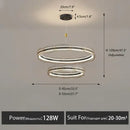 GobekUsa LED Pendant Light: Modern Minimalist Chandelier for Living, Dining, Kitchen, Bedroom, Office